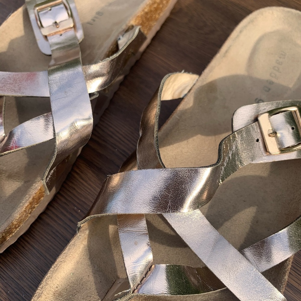 Rose Gold Sandals - Picture 2 of 3